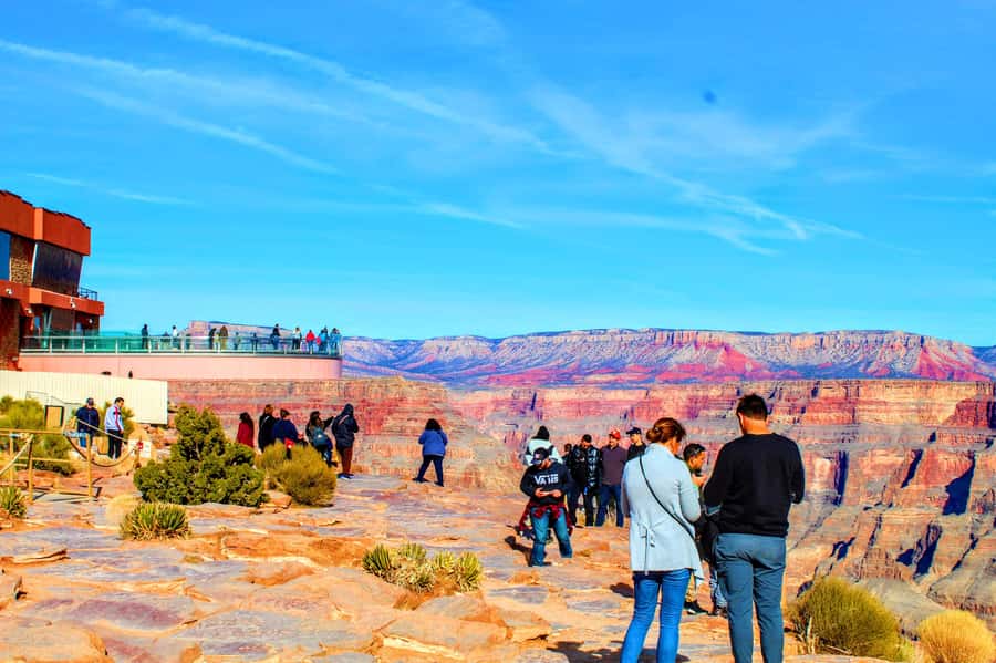 Las Vegas: Grand Canyon West Bus Tour with Guided Walk - Eagle Point and the Native American village