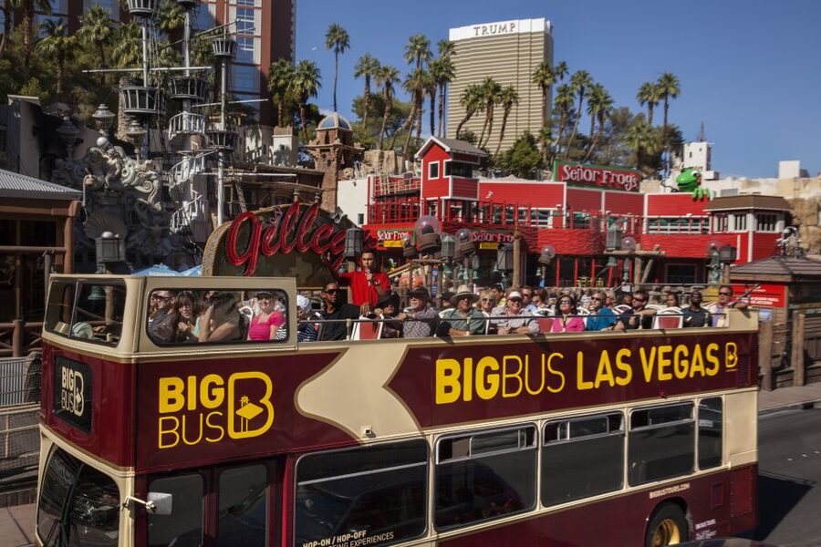 Las Vegas: Hop-on Hop-off Sightseeing Tour by Open-Top Bus - Arts District and the STRAT show more than casino resorts