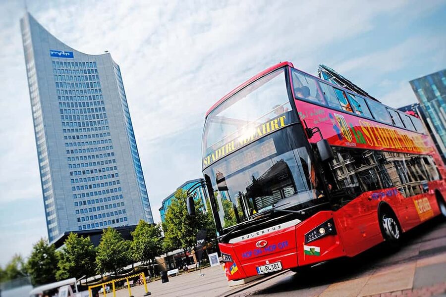 Leipzig: Bus Tour - Key points at a glance