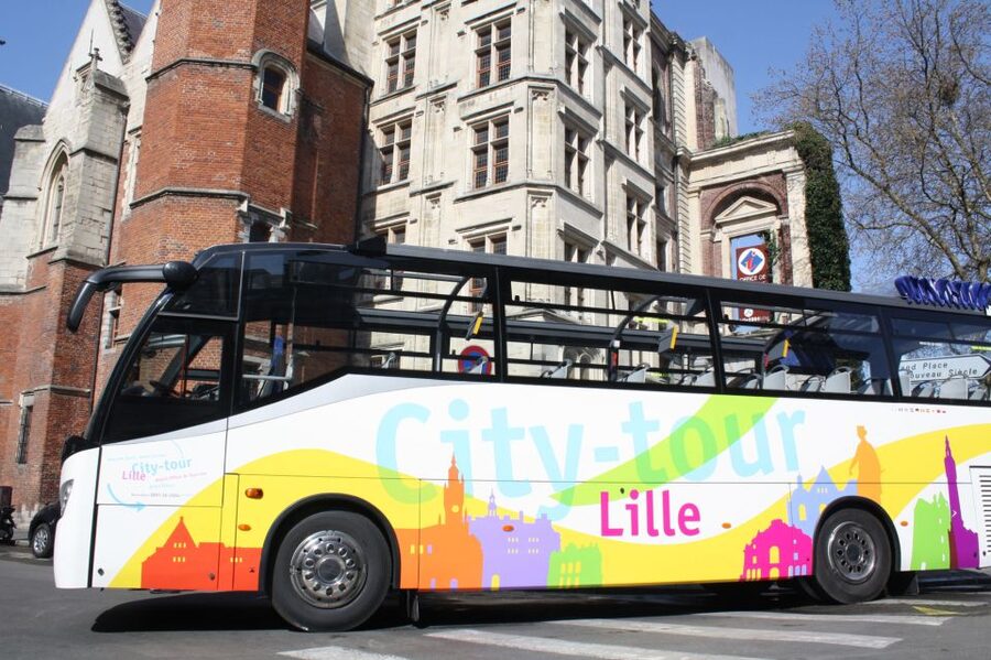 Lille Bus Tours - Opera House, Chamber of Commerce, and Place du Théâtre