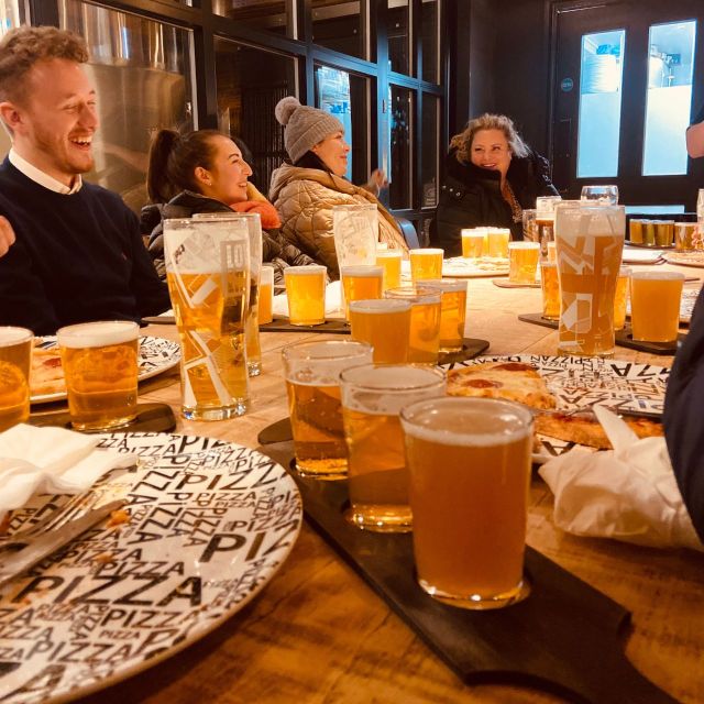 Liverpool: Brewery Bus Tour with 12 Beer and Pizza - Stop three: brewery staff and local character