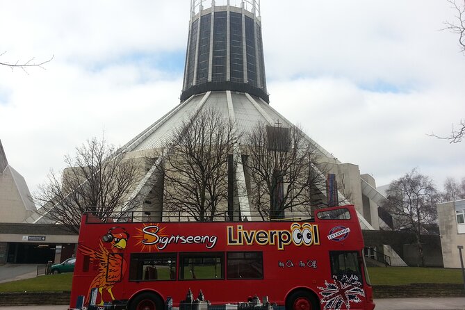 Liverpool City Sights Hop On Hop Off City Tour - 24hr Ticket - Liverpool Cathedral, St Luke’s, and Chinatown