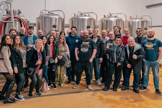 Liverpool's Brewery Bus Tour– 4 Breweries, 12 x Craft Beer & Food - Food helps keep the tasting manageable