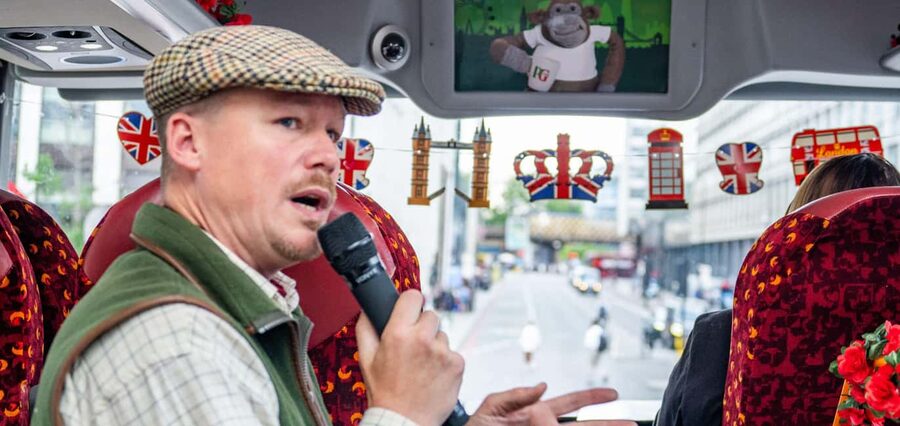 London: Afternoon Tea Bus Tour & London Eye Option - The route from Vauxhall Bridge Road to Victoria