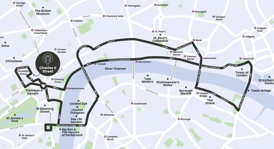 London: Bar Bus Tour by Tootbus - St Paul’s Cathedral, the Tower of London, and Tower Bridge