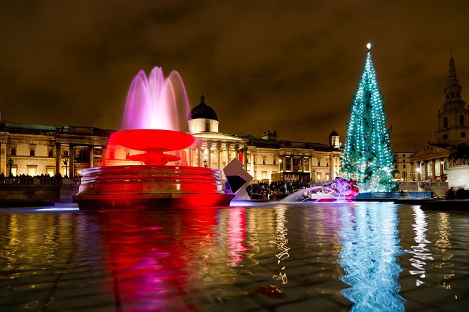 London by Night Bus Tour with Christmas Lights and Live Guide - Piccadilly Circus and the bright city center
