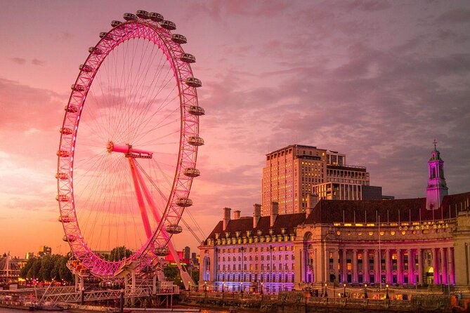 London by Night Sightseeing Open Top Bus Tour with Live Guide - London at night in 90 minutes