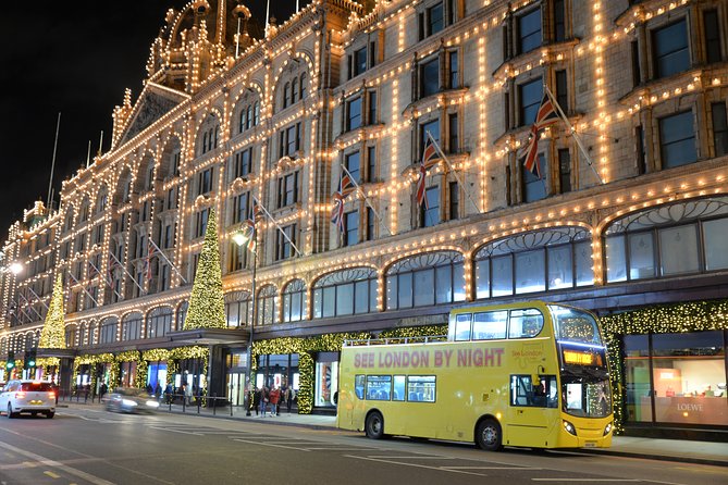London by Night Sightseeing Tour - Open Top Bus - Why London by night works so well from the upper deck