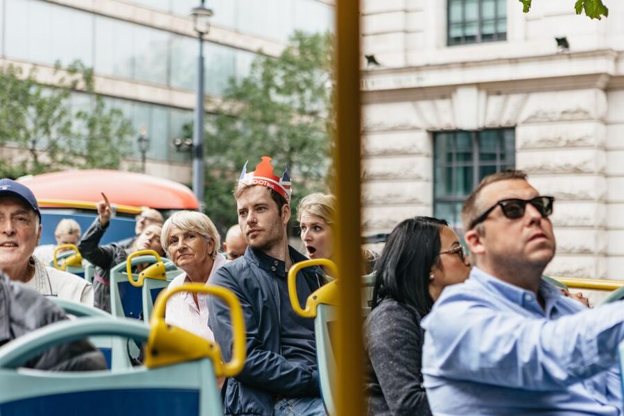 London: Children's Open Top Bus Tour - Setting off near His Majesty’s Theatre