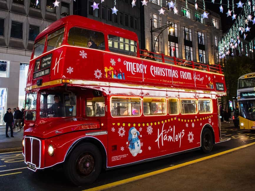 London: Christmas Lights Tour by Vintage Bus - Regent Street’s angels and the Hamleys display