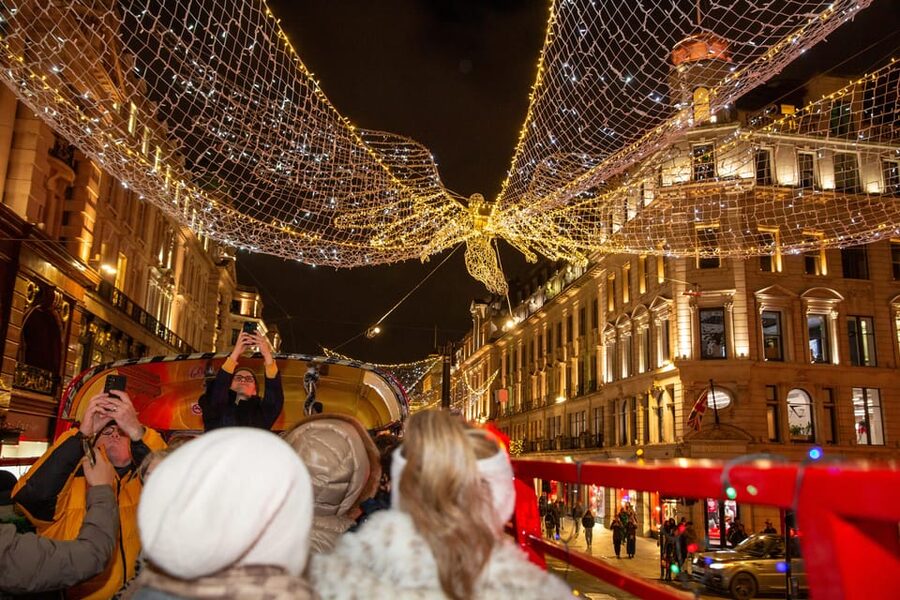 London: Christmas Lights Tour by Vintage Double-Decker Bus - What $43 gets you