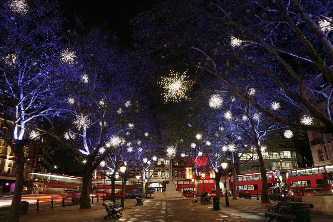 London: Christmas Lights Tour by Vintage Double-Decker Bus - Oxford Street, where the lights fill the view