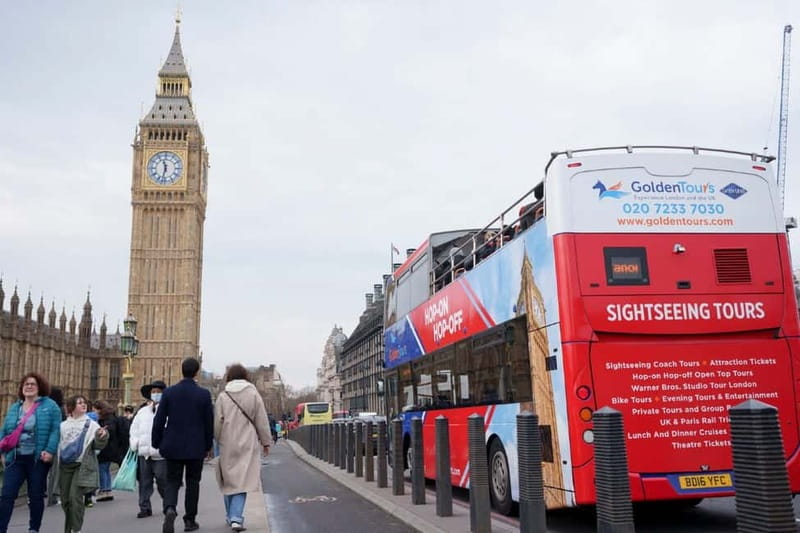 London: Golden Tours Gray Line Hop-on Hop-off Bus Tour - The two included walking tours