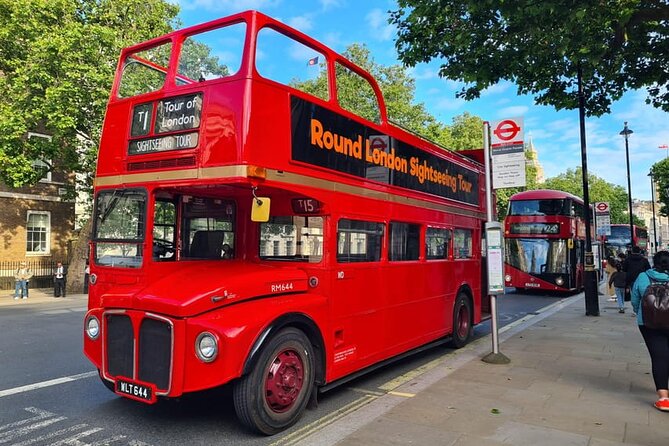 London: Guided Sightseeing Tour on a Vintage Open-Top Bus - Key things to know before boarding