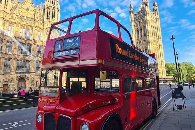 London: Guided Sightseeing Tour on a Vintage Open-Top Bus - The London Eye, Big Ben, and Westminster