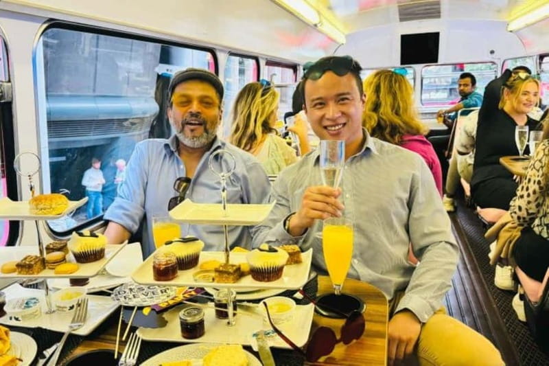 London: "Here We Go Again" Afternoon Tea Bus - Starting at Golden Tours Stop 1