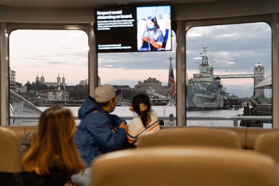 London: Hop-On Hop-Off 1-Day River Sightseeing Adventure - The London Eye and Parliament from the water