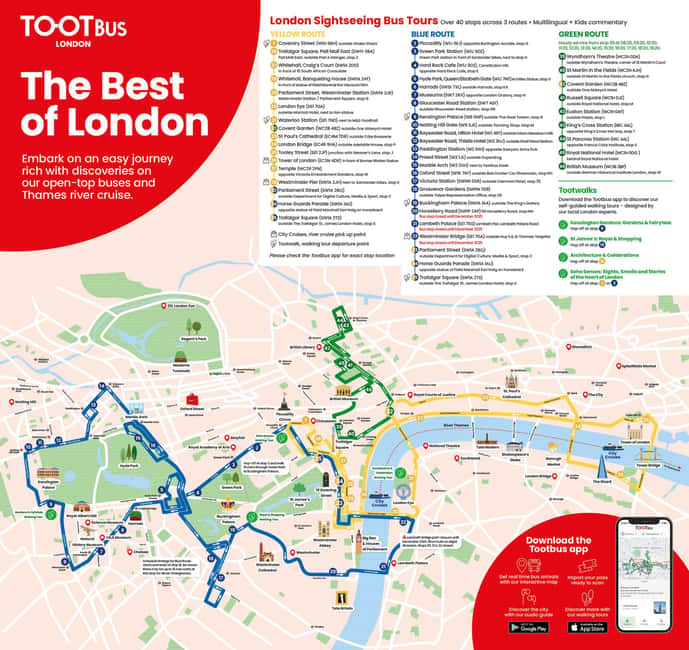 London: Tootbus Hop-on Hop-off (Optional River Cruise) - What the $47 price gives you