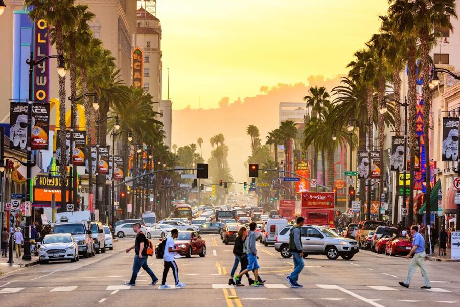 Los Angeles: Hop-On Hop-Off Bus Tour with Audio Guide - Downtown LA on the Purple Route