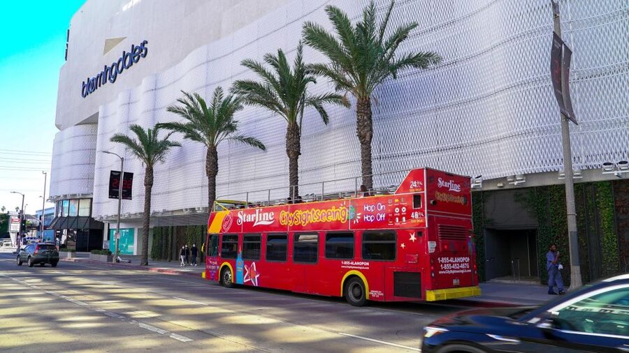 Los Angeles: Hop-On Hop-Off Bus Tour with Audio Guide - The Blue Studio Express Shuttle