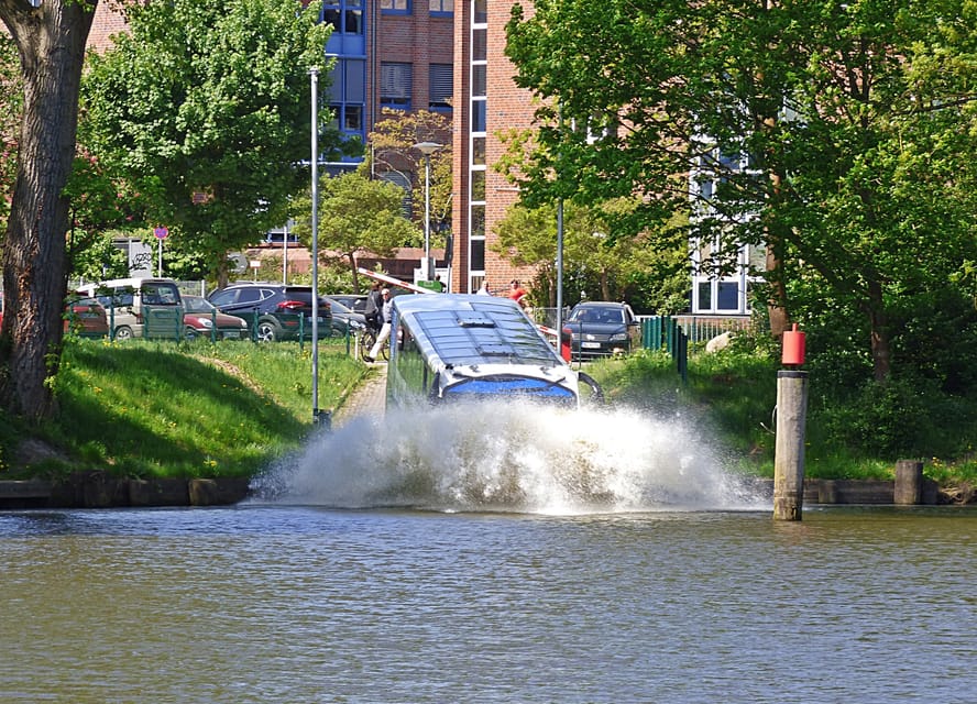 Lübeck: 1-Hour Splash Bus City Tour - Harbor views, bridges, and historic houses