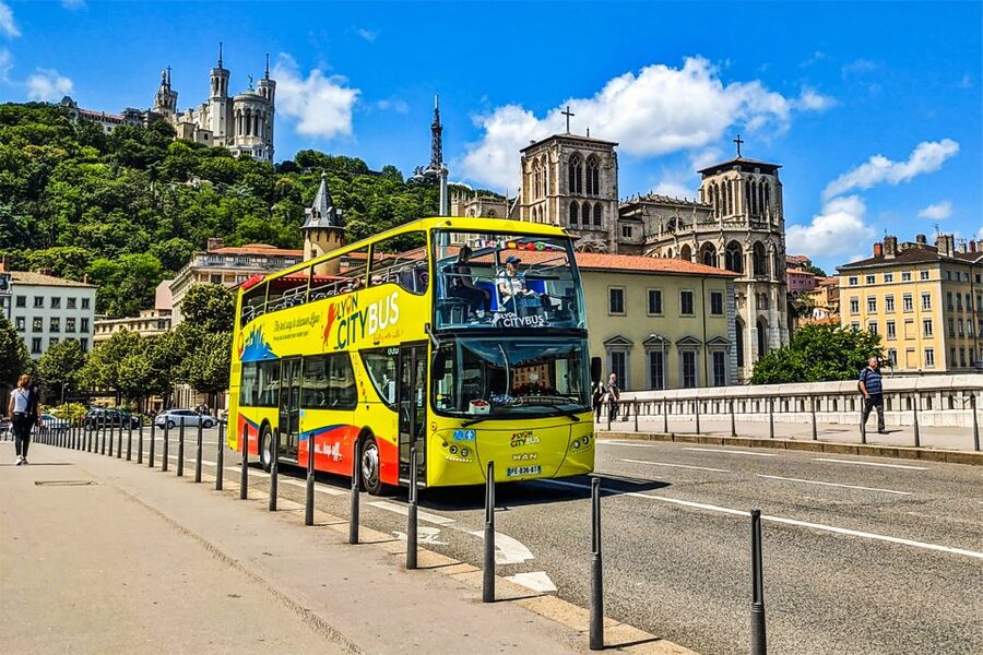 Lyon City Hop-on Hop-off Sightseeing Bus Tour - Start at Place Bellecour, Lyon’s natural meeting point