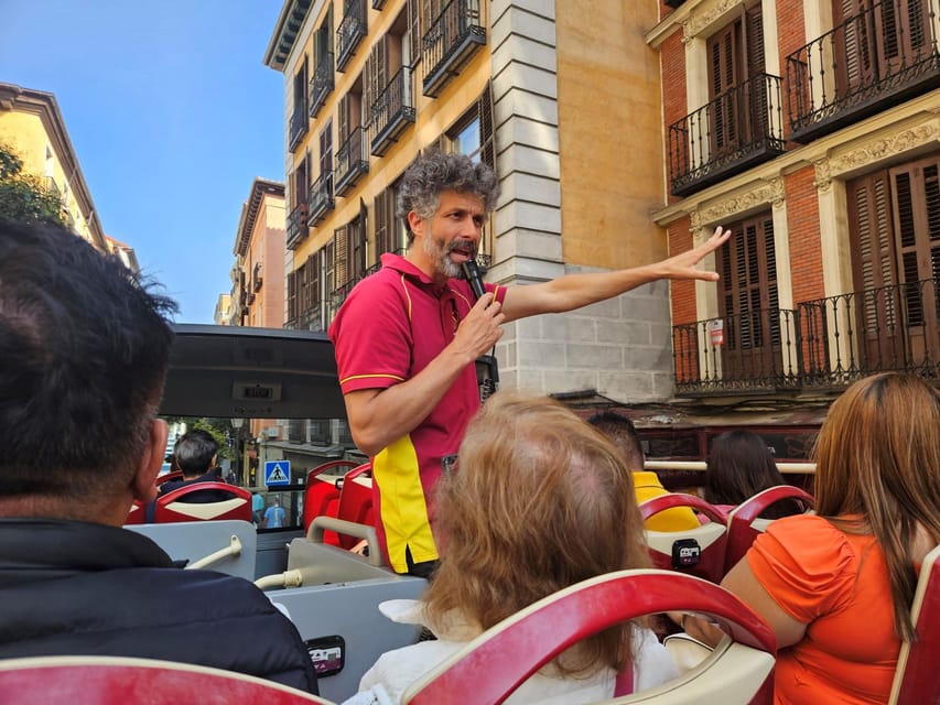 Madrid: Open-Top Big Bus Sightseeing Tour with Live Guide - Cibeles, Puerta de Alcalá, and Madrid’s grand avenues