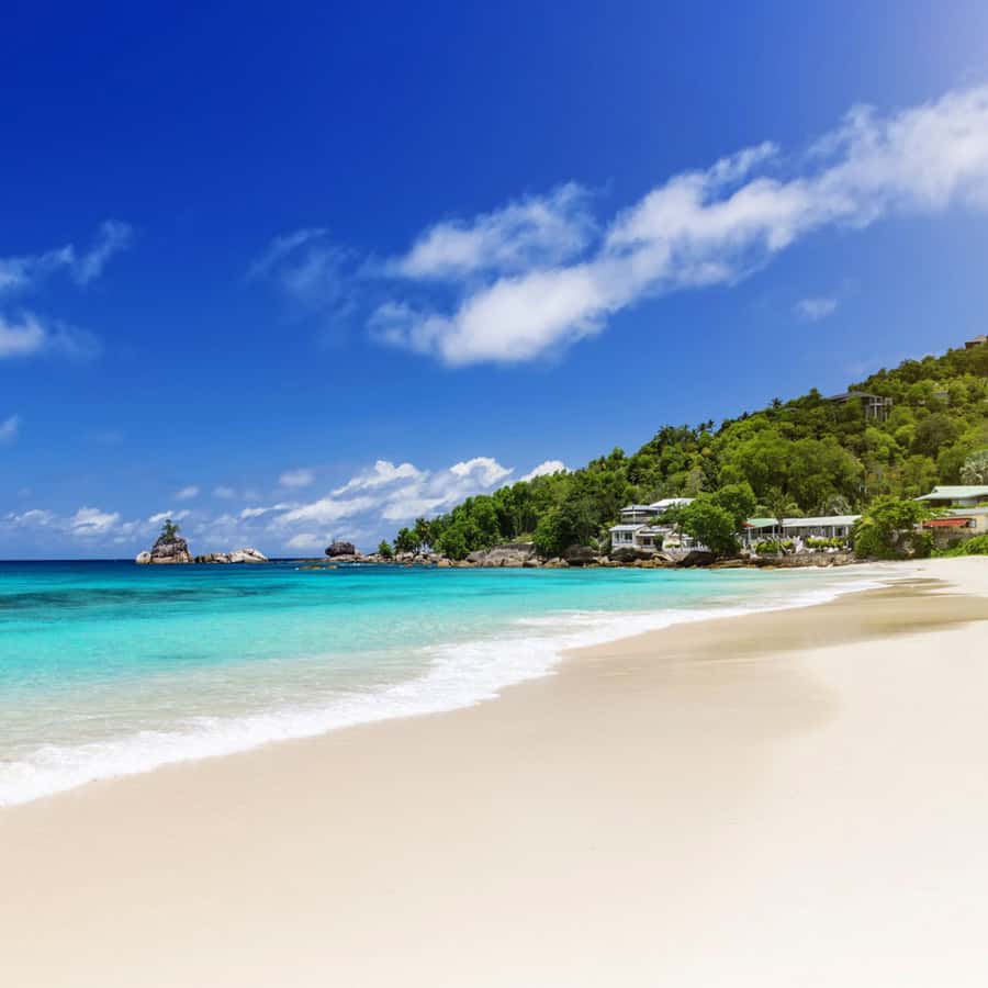 Mahe Discovery Bus Tour - Anse Royale is the stop for clear water