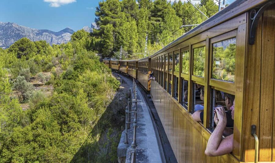 Mallorca Island Tour with Boat, Train, Tram and Bus - One day, four ways to cross Mallorca
