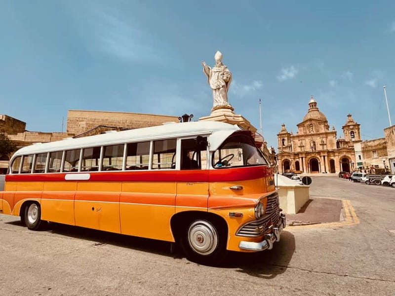Malta: 5 hr Vintage Bus Tour - Mdina & Blue Grotto inc. food - Why the old bus changes the whole mood