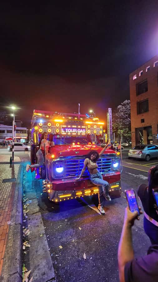 Medellin: Party Bus with DJ & Street Food Tastings - Key points at a glance