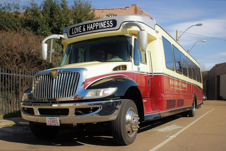 Memphis: Big Mojo Sun Studio + Music History 3-Hour Bus Tour - Downtown Memphis from the bus