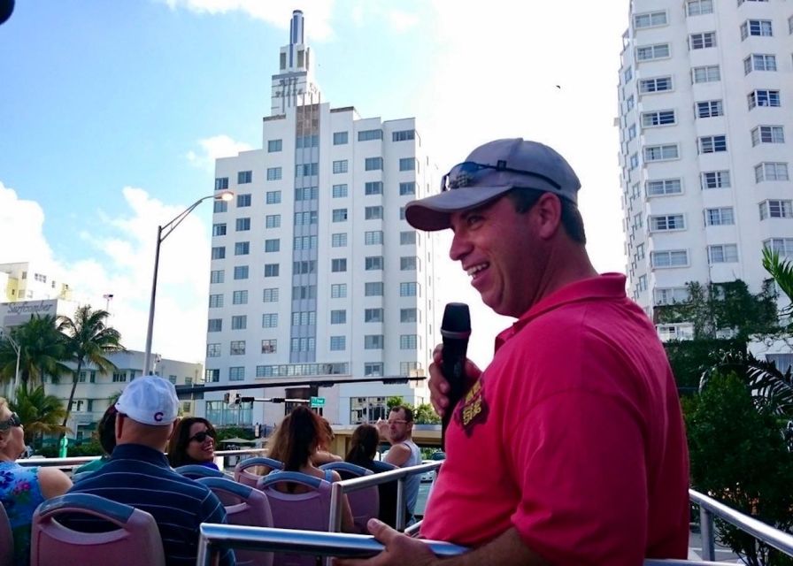 Miami: Double-Decker Bus Tour with Optional Boat Cruise - Booking, timing, and cancellation details
