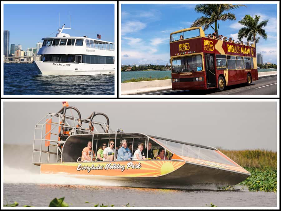 Miami: Everglades Experience, Bay Cruise & Open-Top Bus Tour - Key points to know before booking