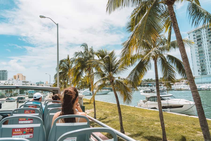 Miami: Hop-on Hop-off Open-top Bus Tour and Optional Cruise - Key points to know before you book