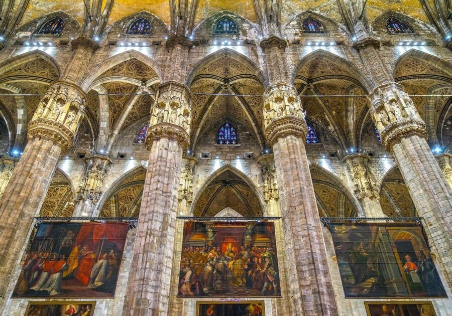 Milan: Duomo & Rooftop Tour with Optional Hop-On Hop-Off Bus - Inside Milan’s Gothic cathedral