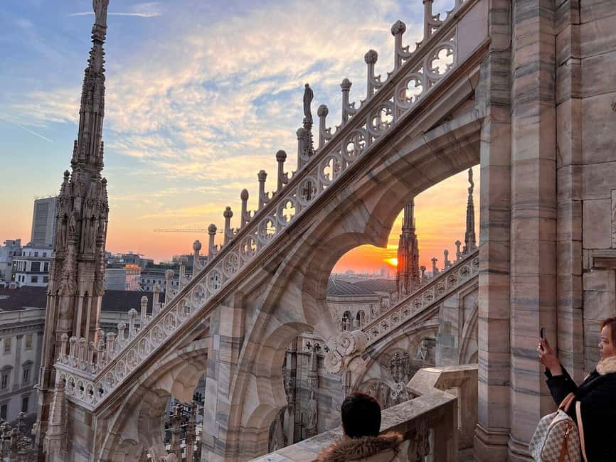 Milan Duomo Rooftops Tour + Optional Hop-on-Hop-off ticket - Meeting near 12OZ Coffee Joint