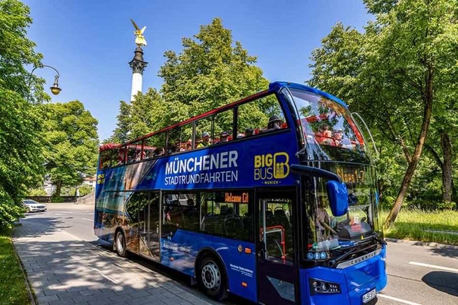 Munich: Big Bus Hop-On Hop-Off Tour by Open-Top Bus - Eisbach and the English Garden stop