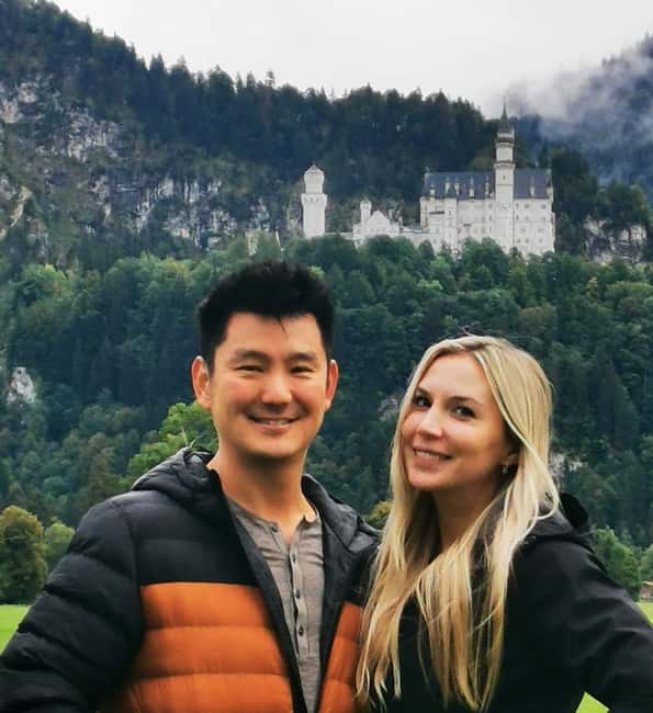 Munich: Neuschwanstein Castle by Bus with Alpine Bike Ride - A summer swim with a view of Neuschwanstein