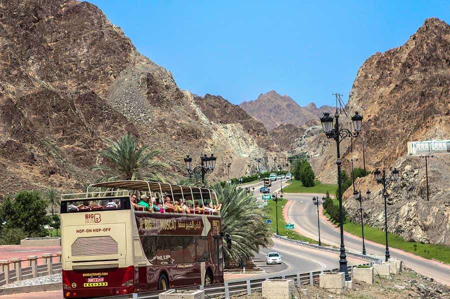 Muscat: Big Bus Hop-On Hop-Off Sightseeing Tour - Coastline views, boats, and Mangrove Lagoon