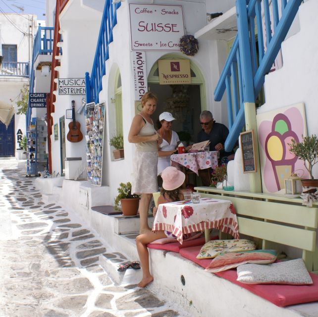 Mykonos: Half-Day City Walking Tour and Island Bus Tour - Riding into the island’s interior