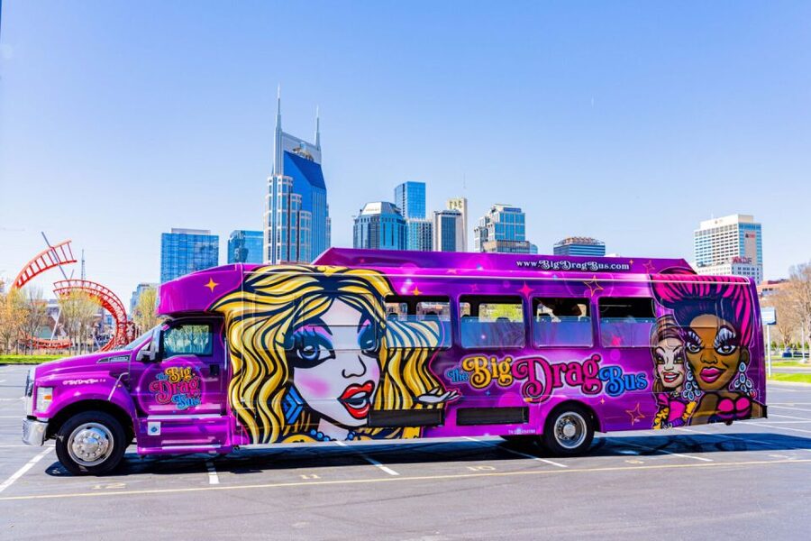Nashville: Drag Queen Party Bus w/Games, Dancing & Drag Show - The custom bus and party setup