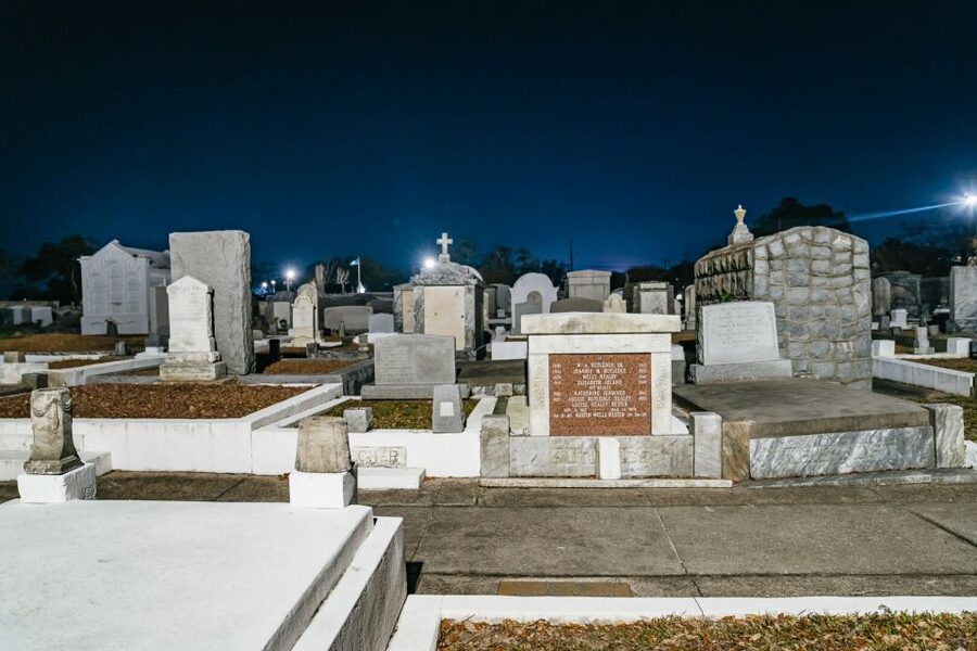 New Orleans: Cemetery Bus Tour At Dark with Exclusive Access - The Morning Call break