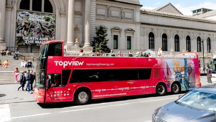 New York City: 24 or 48-hour Hop-on Hop-off Bus Tour - The audio guide works best as background