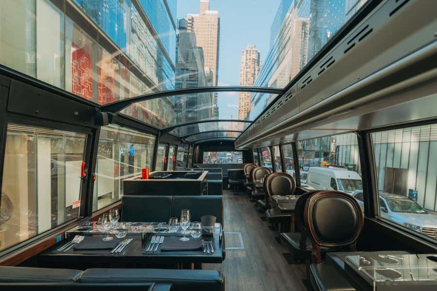 New York City: Bustronome Gourmet Lunch Tour on a Luxury Bus - A Four-Course Lunch That Keeps Moving