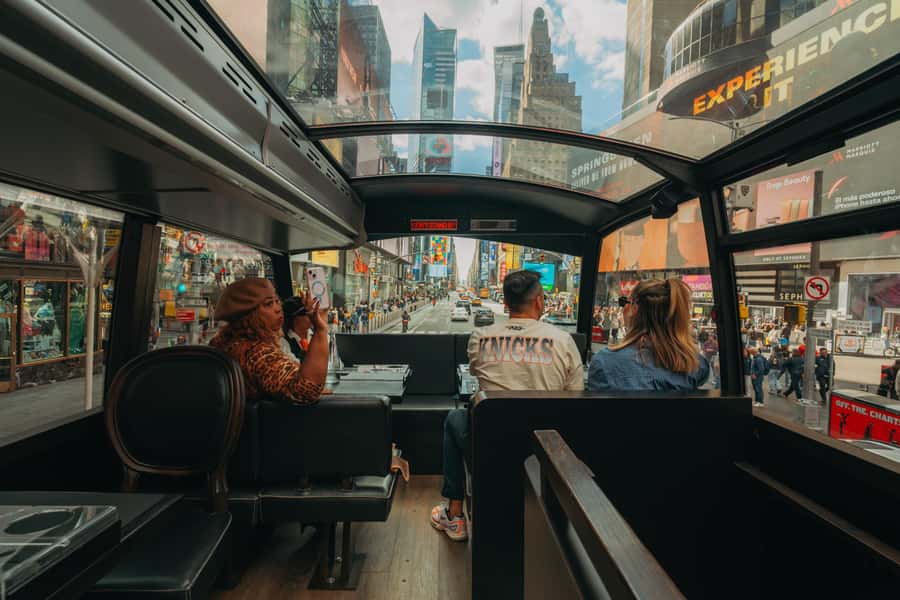 New York City: Bustronome Gourmet Lunch Tour on a Luxury Bus - Lunch or Dinner: Choosing the Better Version