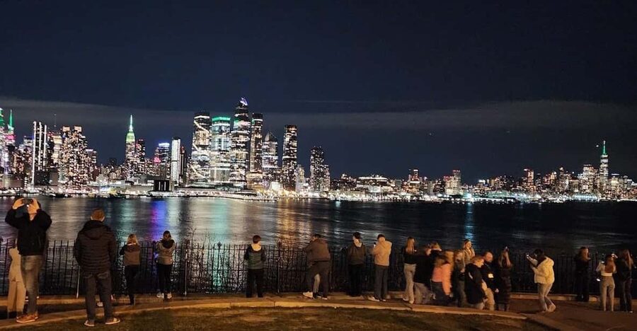 New York City Night Views - A panoramic hop-on-hop-off tour - The Empty Sky Memorial adds meaning to the evening