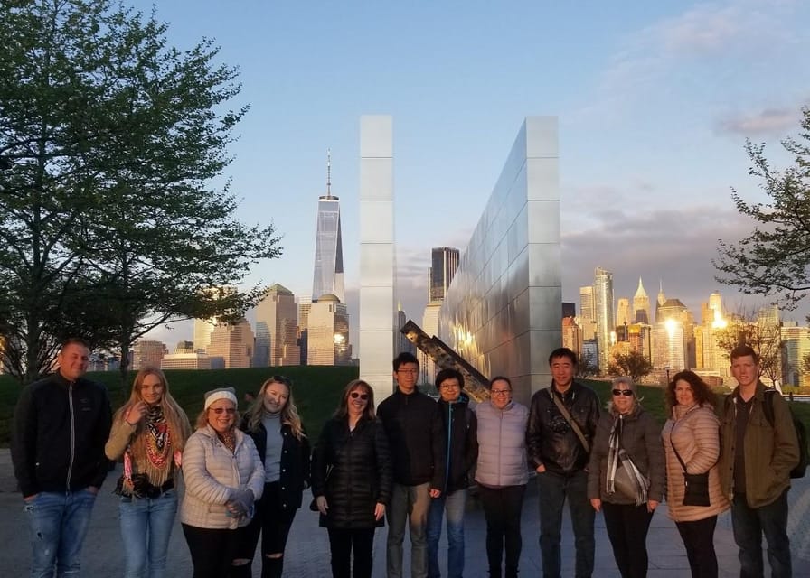 New York City Night Views - A panoramic hop-on-hop-off tour - Liberty State Park and the first look at lower Manhattan