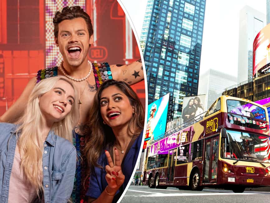 New York: Madame Tussauds and Big Bus Hop-on Hop-off Tour - Two New York days in one ticket
