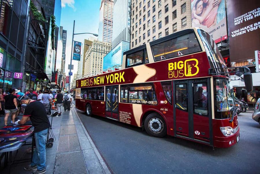 New York: Madame Tussauds and Big Bus Hop-on Hop-off Tour - The Statue of Liberty viewpoint